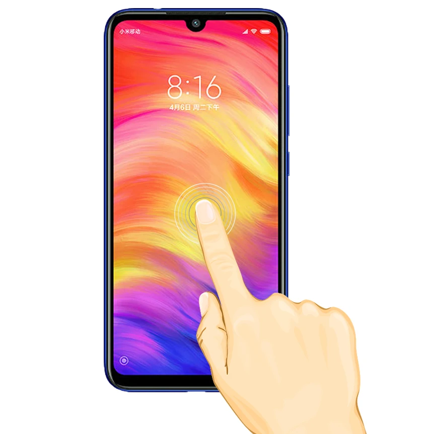25 шт./лот полноэкранная защита для Xiaomi Redmi Note 7 Pro устойчивая к царапинам Защитная