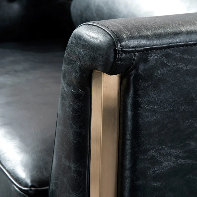 Новый Фошань из натуральной кожи диване Гуандун мебель для гостиной диван