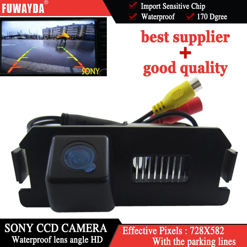 Камера заднего вида FUWAYDA HD CCD для Hyundai Genesis I30 ROHENS COUPE Tiburon/ Kia Soul Водонепроницаемая