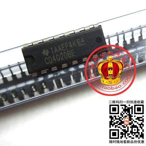 Inline new original authentic imported CD4020BE (HEF4020 / HCF4020) DIP16 - HNT | Электронные компоненты и