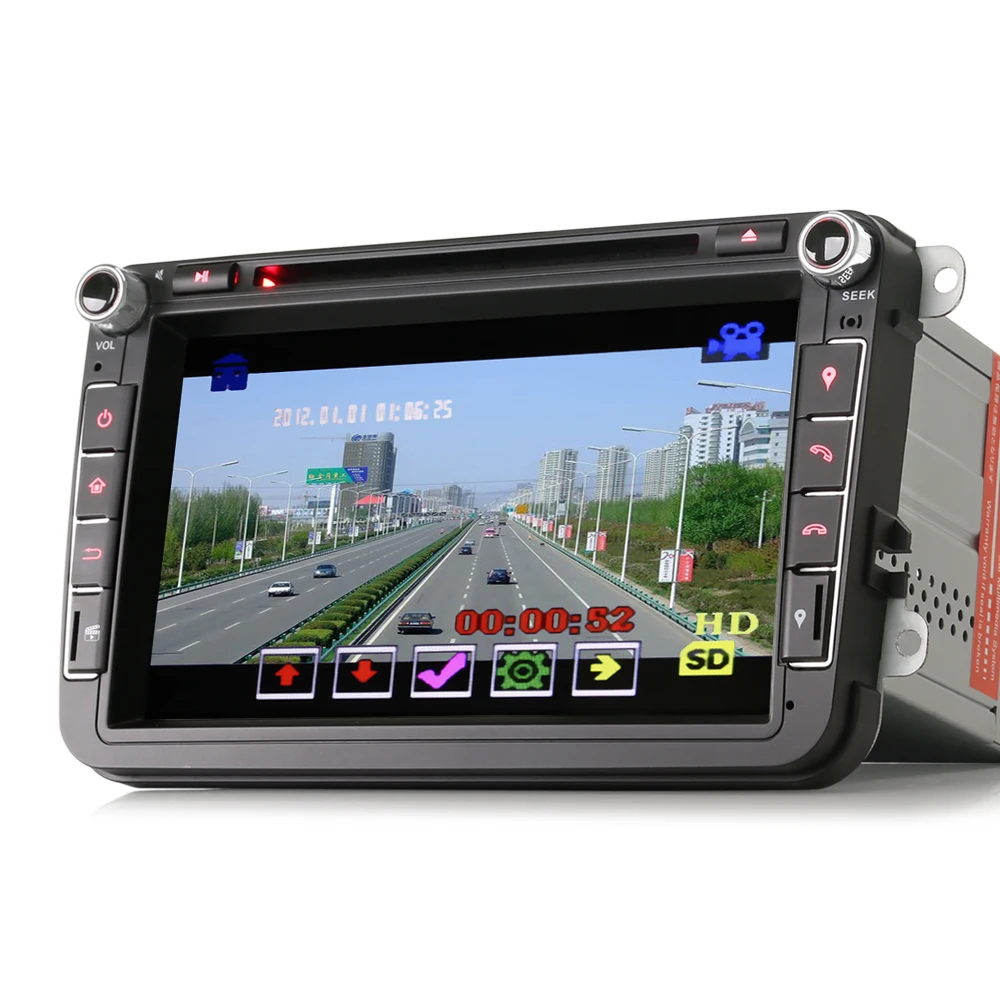 8 &quotспециальный автомобильный DVD для Seat Altea 2004 + &amp Leon 2005 Toledo XL 2007 с внешней