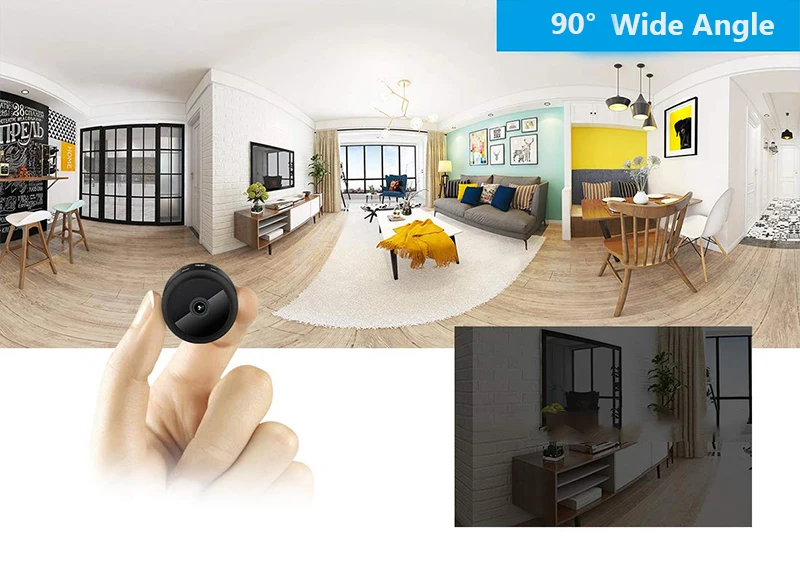 Новая Wifi IP мини камера Full HD 1080P секретная камера ИК ночного видения микро камера датчик движения камера Поддержка Скрытая TF карта