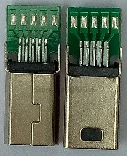 10 шт./лот мини USB 10-контактный Штекерный разъем для сиденья + плата | Обустройство