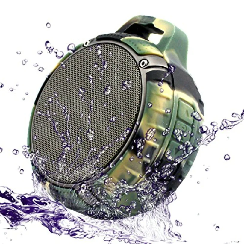 Беспроводной bluetooth динамик камуфляжного цвета Водонепроницаемый IPX7 портативный