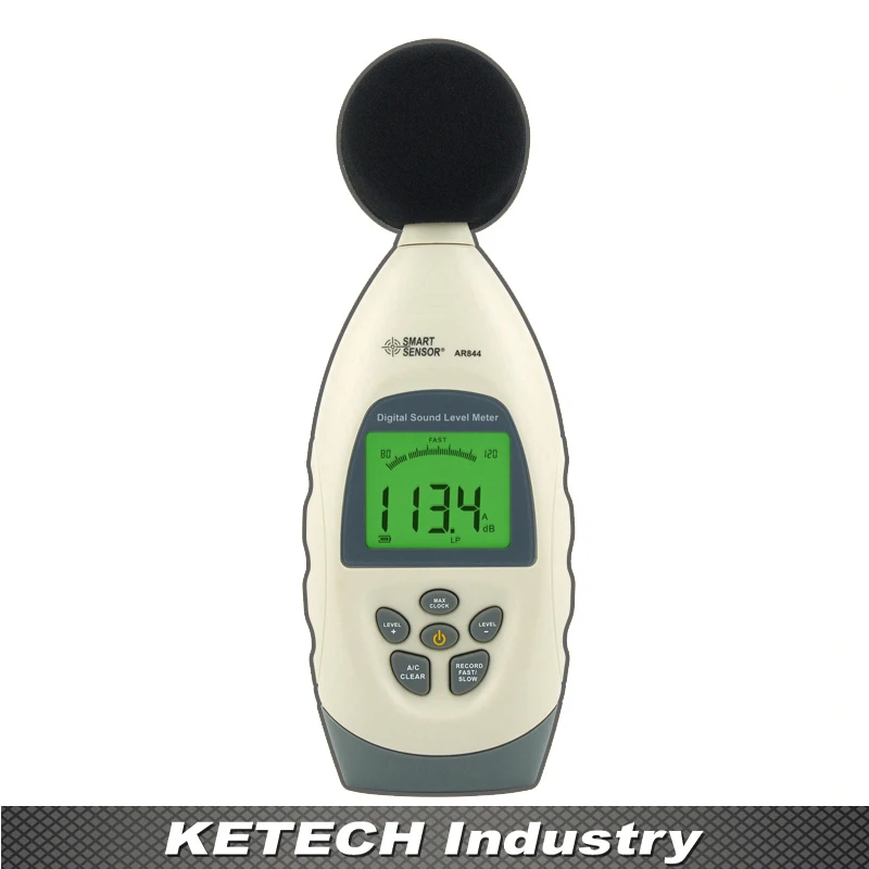 AR844 цифровой измеритель уровня звука шума децибел метр 30 ~ 130 дБ |