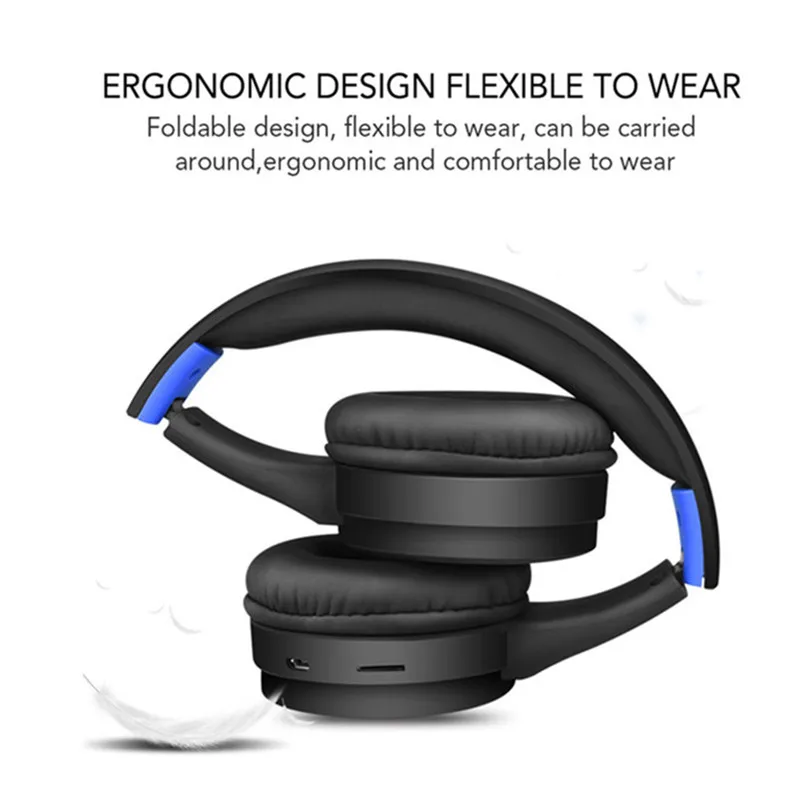 Высокое качество Беспроводная Bluetooth 5 0 игровая гарнитура поддержка SD FM карта для