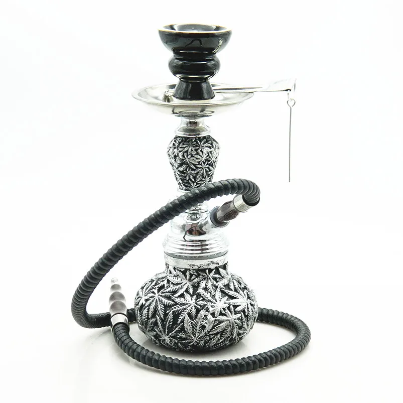 Прочный черный металлический табачный кальян 1 шт. трубка для курения травяной