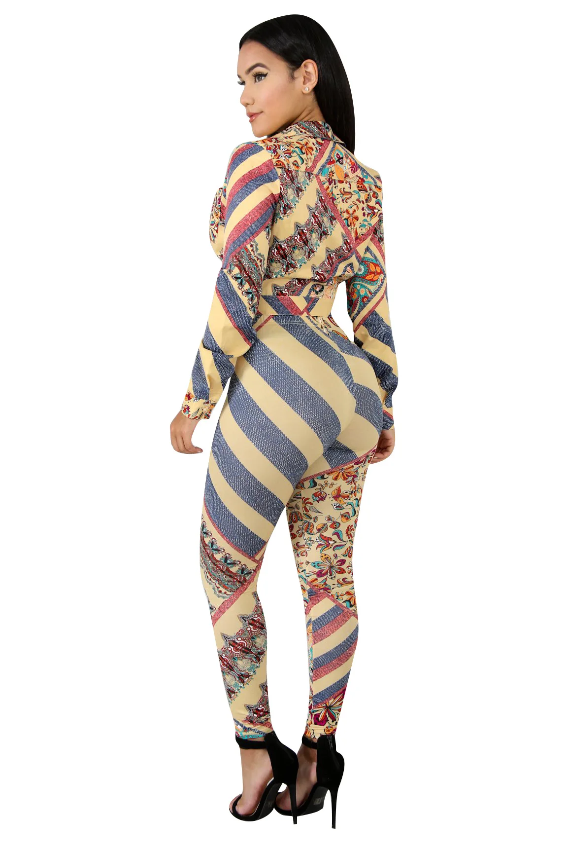 Сексуальная рубашка с открытой грудью короткий топ длинным рукавом. Облегающие