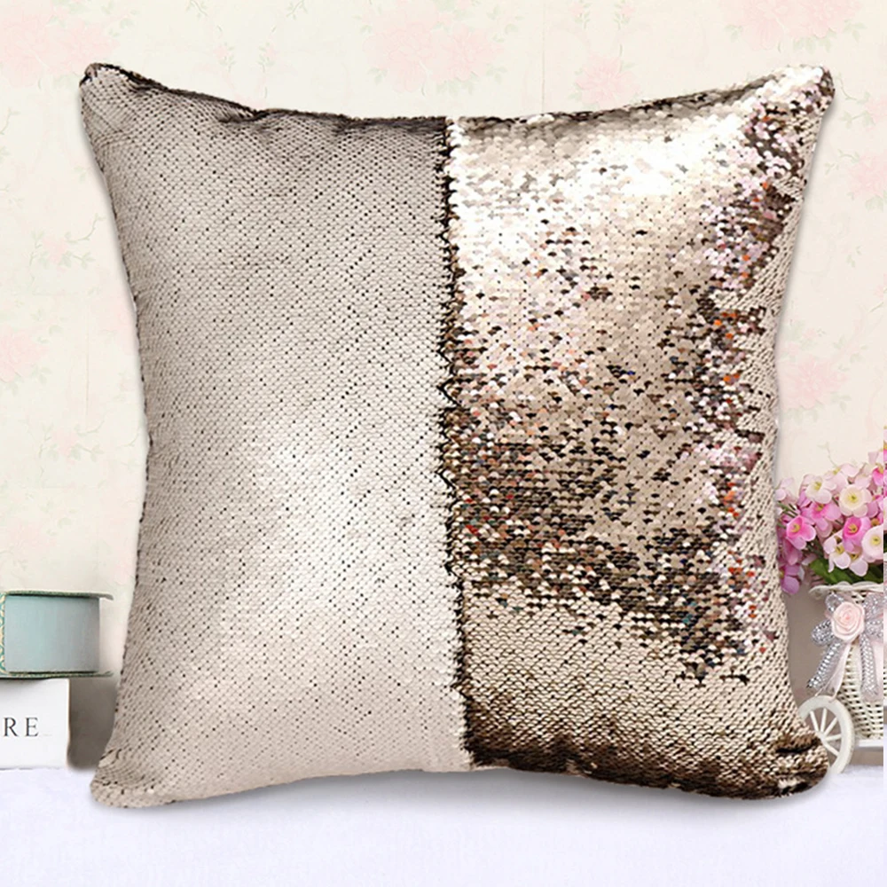 cushion cover cushions home decor throw Pillow Case decorative for sofa chair car Magical sequins pillowcase Dakimakura | Дом и сад