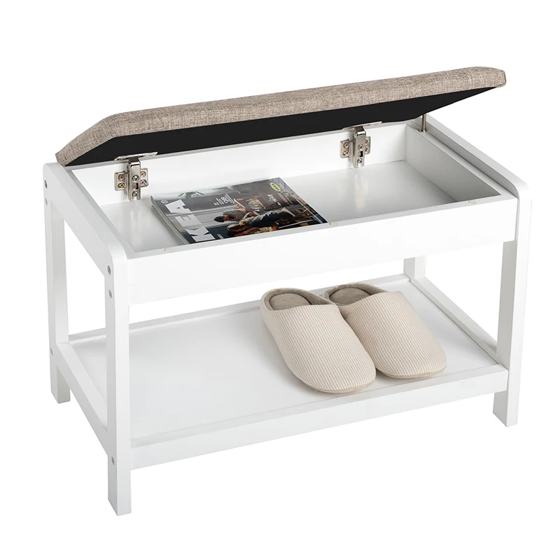 SINGAYE 2018 New Comfortable Shoe Bench Chair Wood Stools Shoes Furniture Sofa Storage Box Containing Modern Rack | Мебель