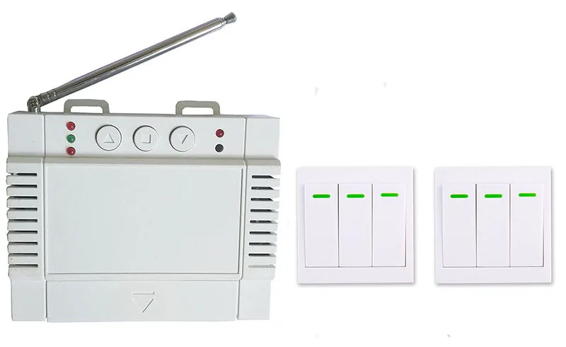 AC220V 250V 380V 2CH RF Беспроводной дистанционного Управление стены Панель липкий
