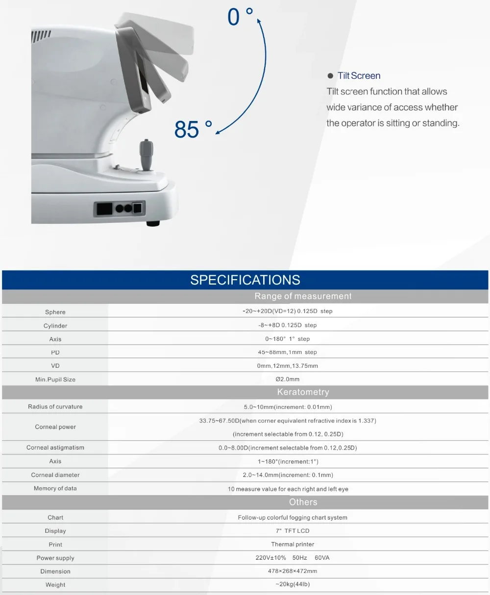 Автоматический рефрактометр Keratometer Ref Karatometer FA 6500 с CE и FDA|refractometer|refractometer nd |