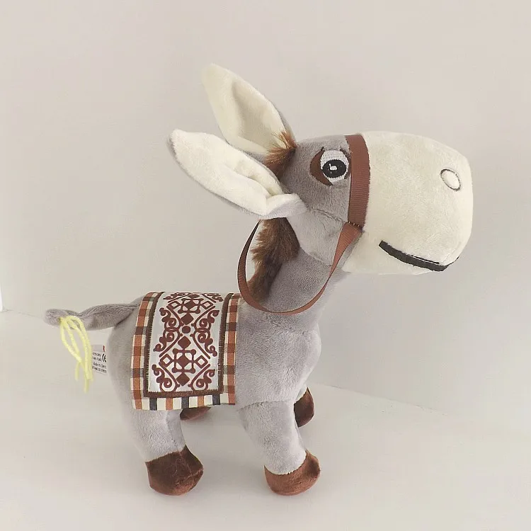 

new arrival about 25cm cartoon donkey plush toy cute gray donkey soft doll kid's toy Christmas gift s2488