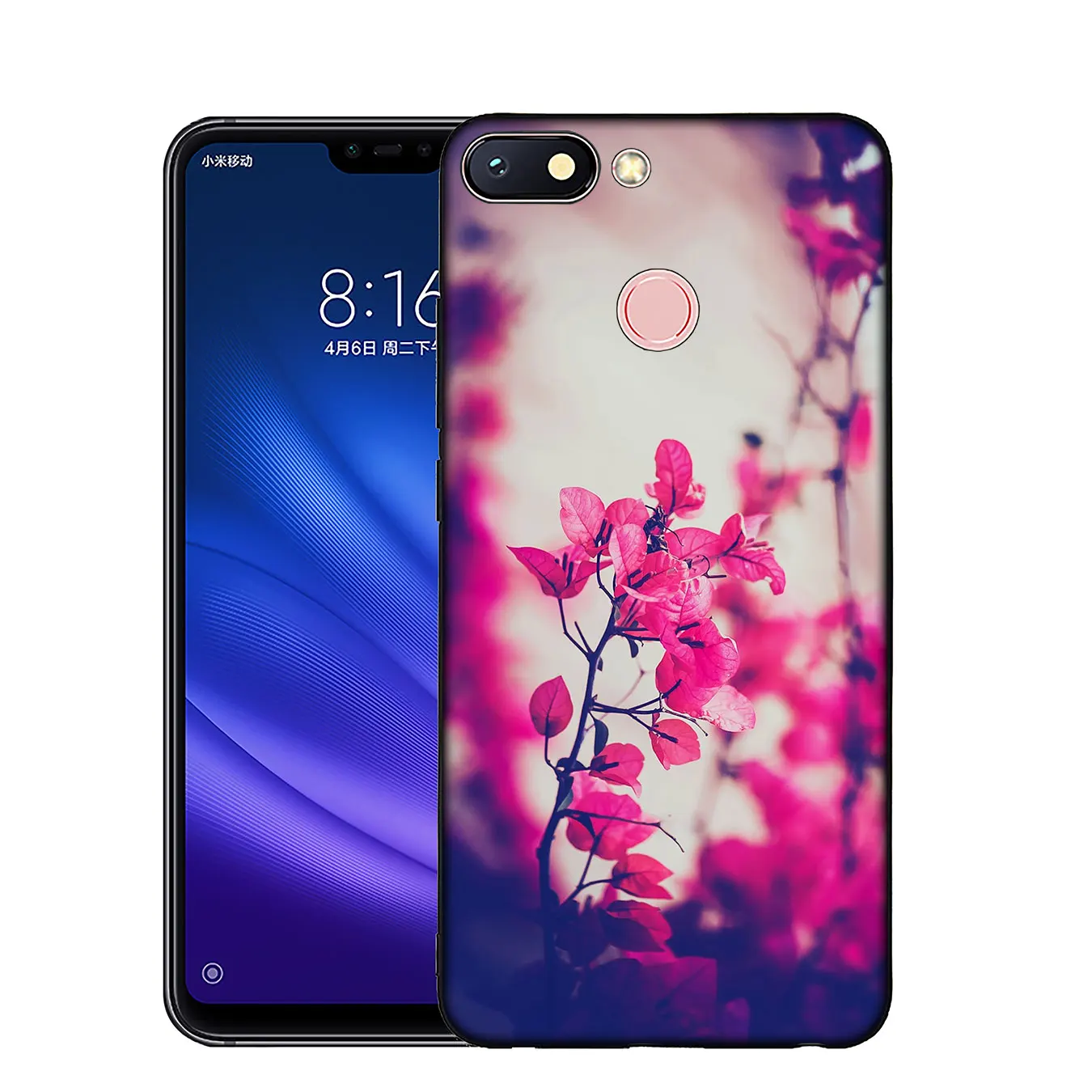IYICAO Мягкий силиконовый чехол с красной бабочкой и розами для Xiaomi Mi 9 8 A2 Lite A1 6 pocophone