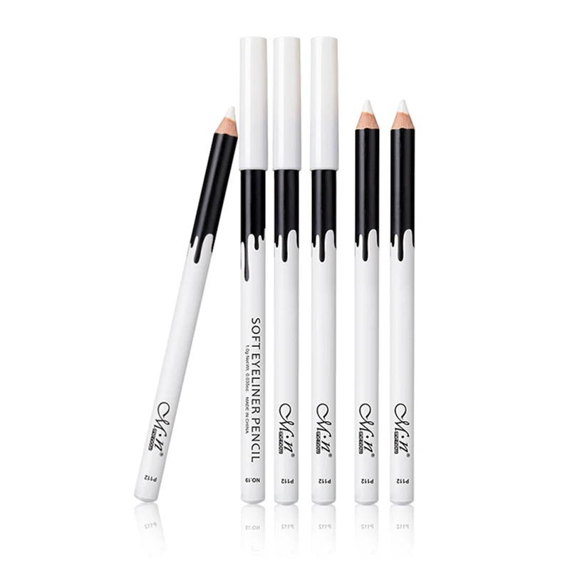 Белый EyelinerWhite подводка для глаз макияж Гладкая карандаш пигмент белый цвет