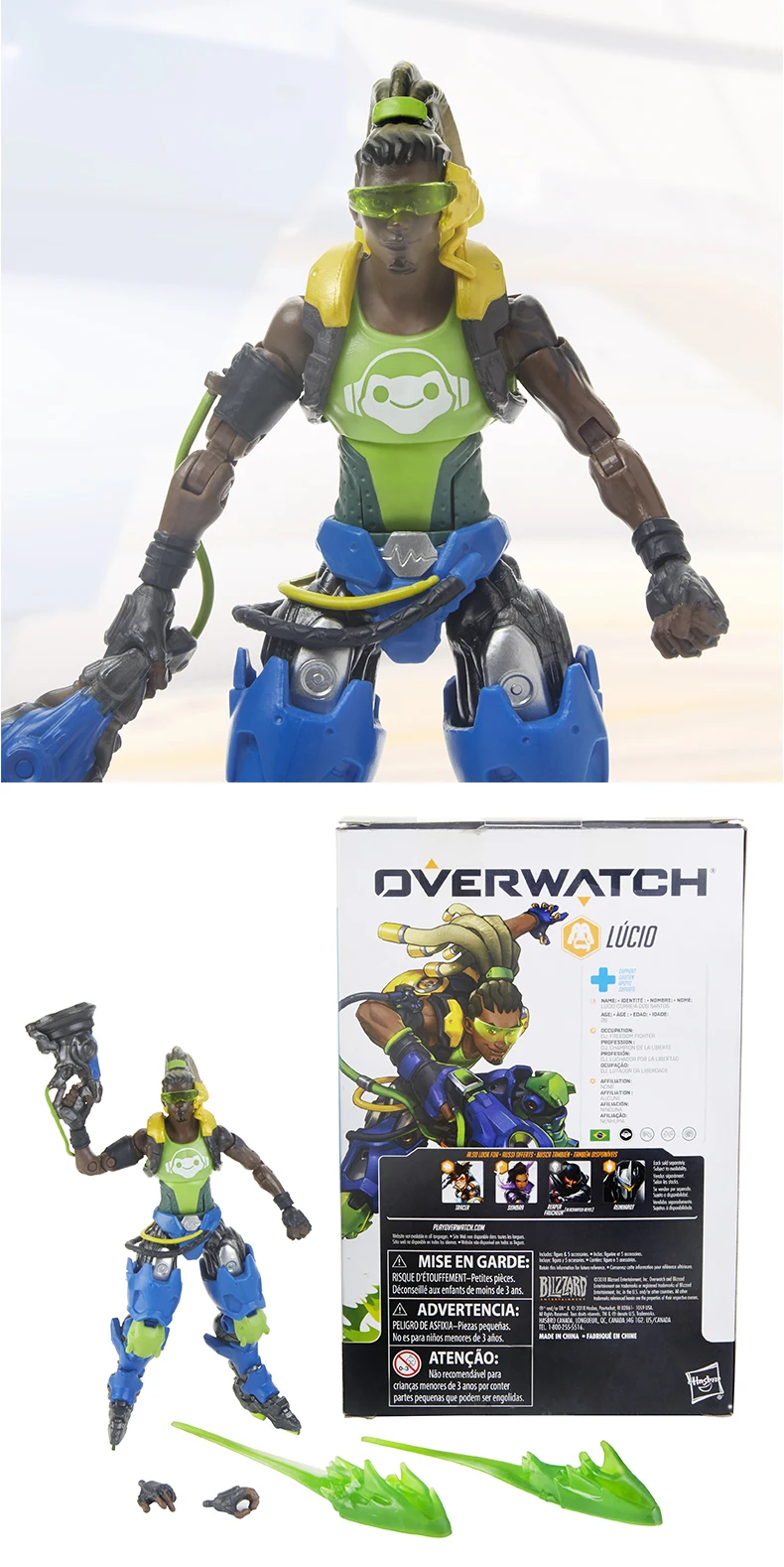 Hasbro Overwatch Ultimates Tracer Sombra Lucio Blackwatch Reyes 6 дюймов Коллекционные Фигурки Лидер продаж популярные на рынке