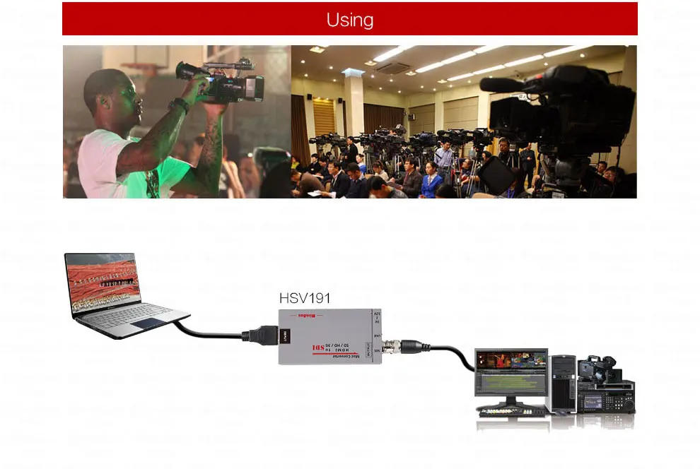 Mirabox HDMI конвертер SDI Портативный мини Размеры SD-SDI/hd-sdi/3G-SDI адаптер BNC full HD 1080 P для Камера дома Театр