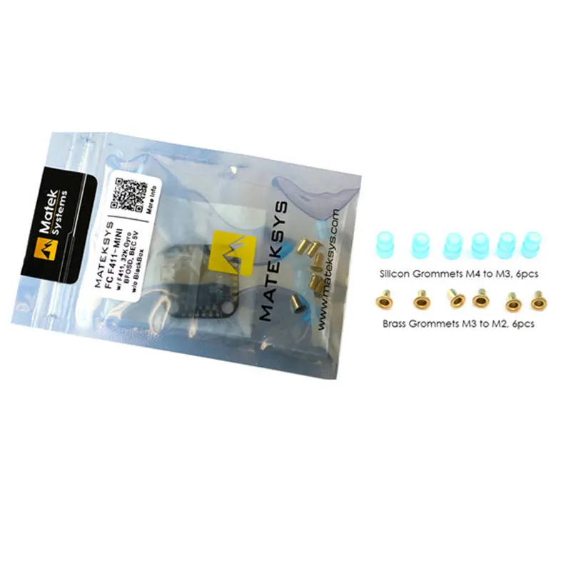 Matek System 20*20 мм F411-mini мини F4 игровые джойстики AIO OSD BEC и Светодиодные ленты для