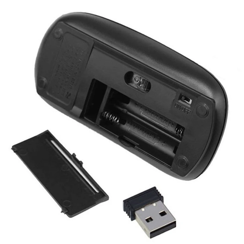2 4G Ультра тонкий оптический Беспроводной Коврик Для Мыши с Usb мини-приемник для