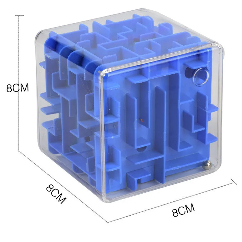 AOSST Labyrinth cube Maze Puzzle 3D Mini Cube of Speed ball rolling game Magic Toys Learning for children | Игрушки и хобби