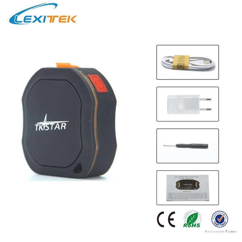 TK Star Мини Портативный водонепроницаемый GSM/GPRS трекер Rastreador для домашних животных