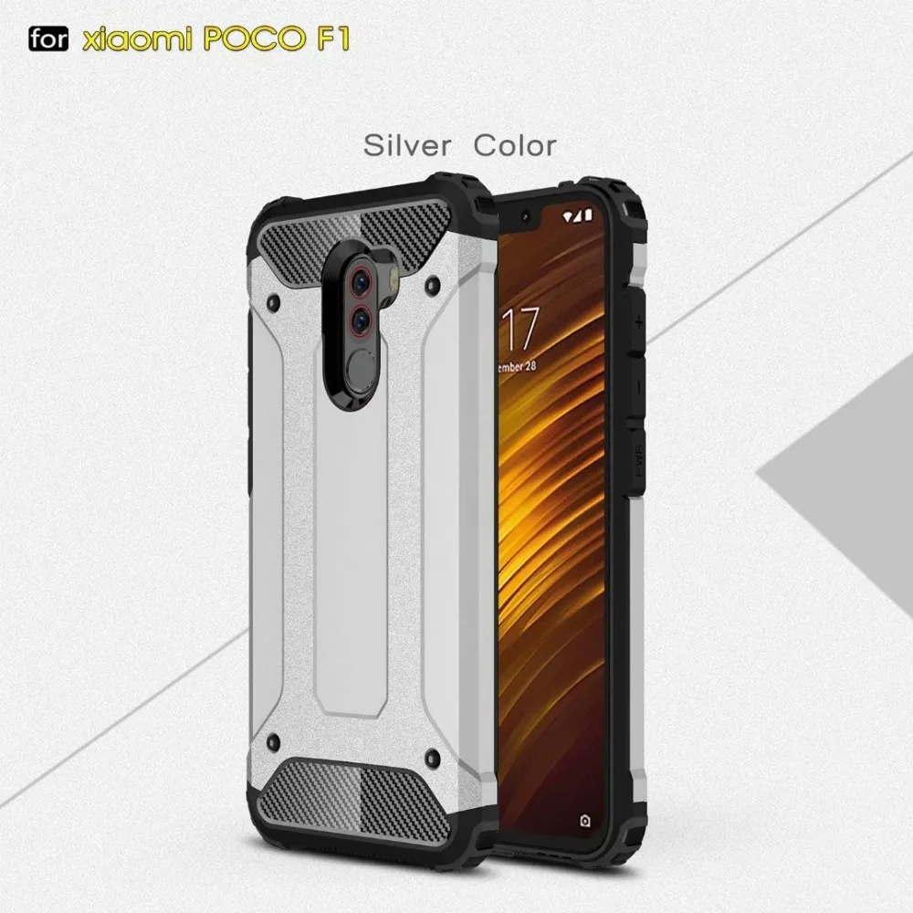 

Чехол для Xiaomi Pocophone F1, чехол для Pocophone F1, армированный тонкий жесткий чехол, силиконовый чехол для телефона Xiaomi Poco F1 Global, чехол