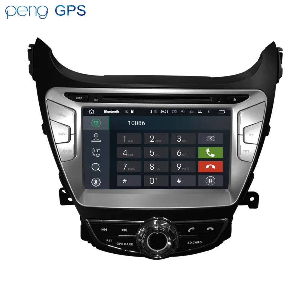Автомобильный стерео Android 8 1 для hyundai Elantre 2011 2013 навигации в автомобиле gps