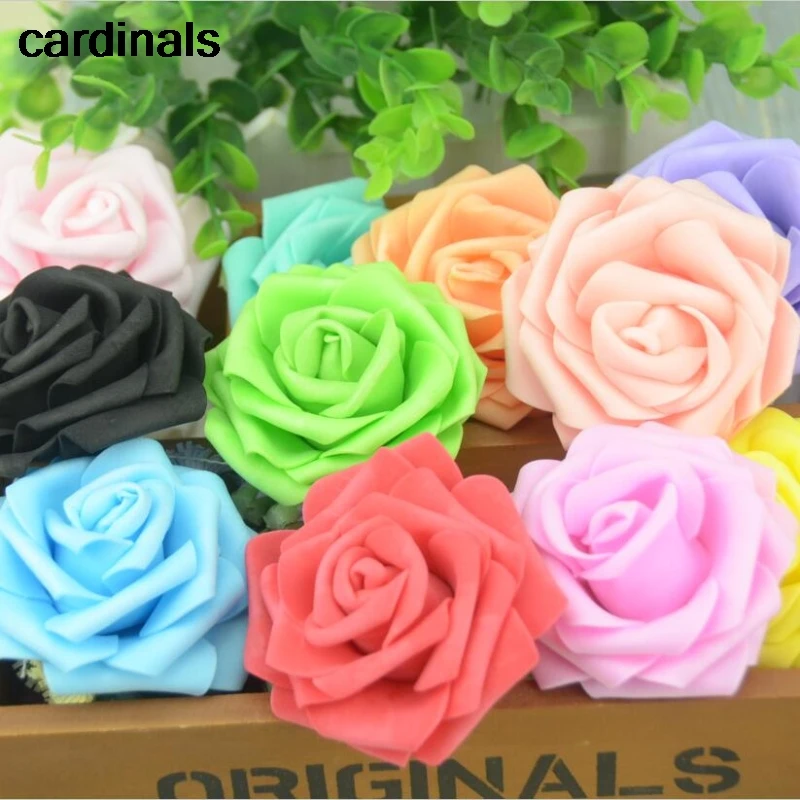 10 шт. искусственные головки розы из пены 7 см|foam rose flower|flowers forrose flower |