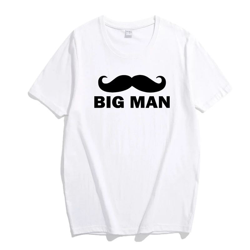 Family T Shirt Matching Clothes Father Son Summer Parent-child Outfits Fashion Big Man Little Daddy | Мать и ребенок