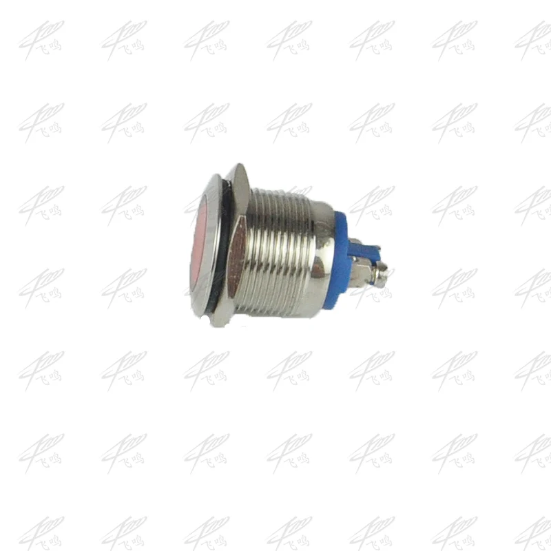 

LED Metal Indicator light Flat 12mm waterproof Signal lamp LIGHT 3V 6V 12V 24V 220V screw connect red yellow blue