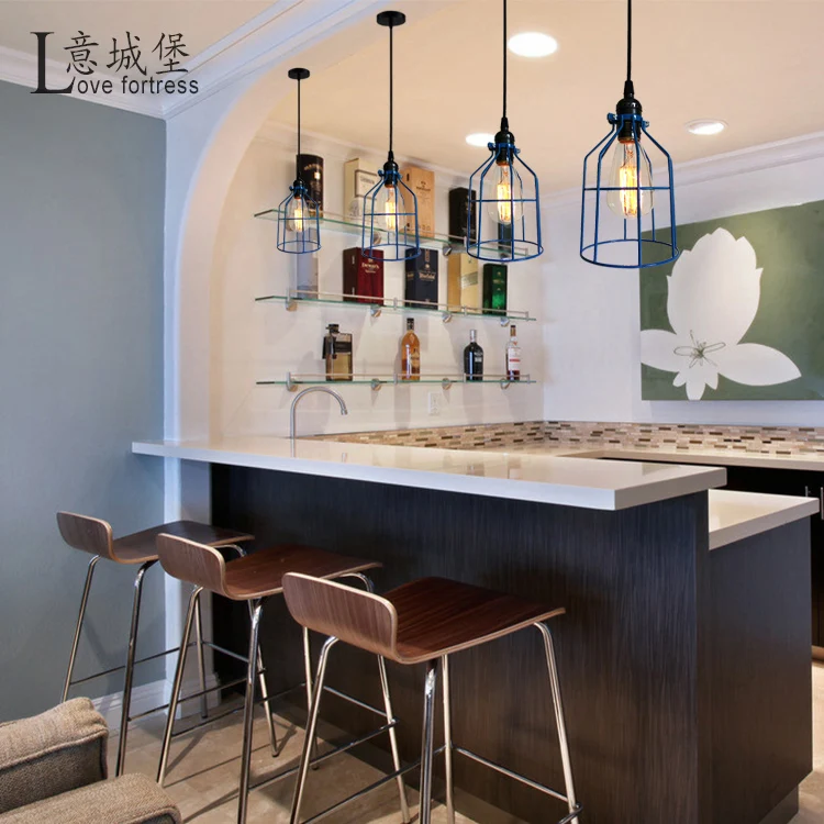 LED артефакт дизайн подвесной светильник Промышленный Винтажный стиль изогнутый