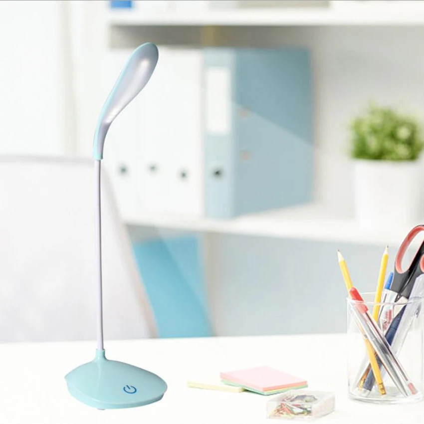 Светодиодная настольная лампа с usb зарядкой защита глаз для чтения в спальню
