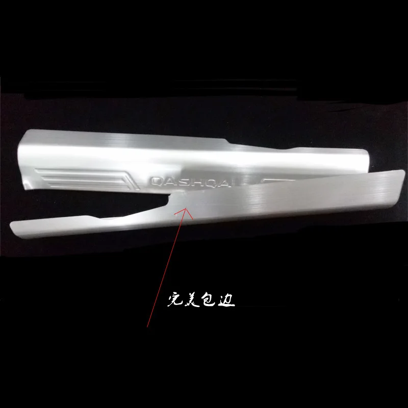 

for Nissan Qashqai Stainless Steel Internal Door Sills Scuff Plate Threshold Strip Welcome Pedal Car-Styling 2016 4pcs/set