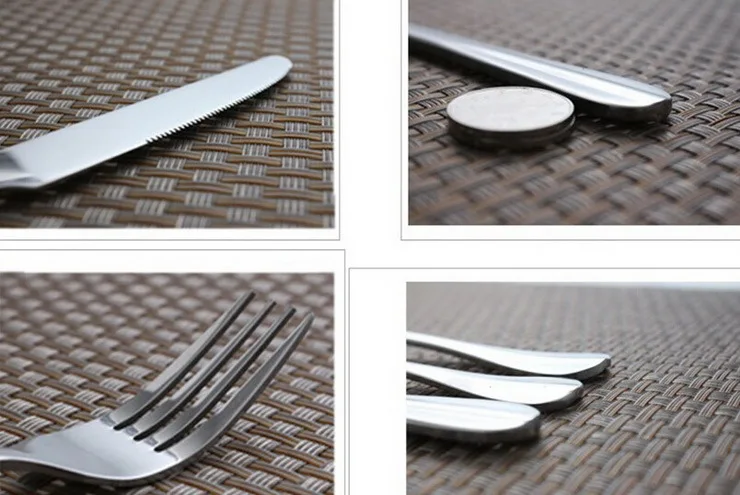 3 шт./компл. набор ложка и вилка из нержавеющей стали Германия столовые приборы