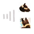 4 шт., прочный и комфортный флисовый чехол-накладка для конного спорта с узлом на шее, защитные аксессуары