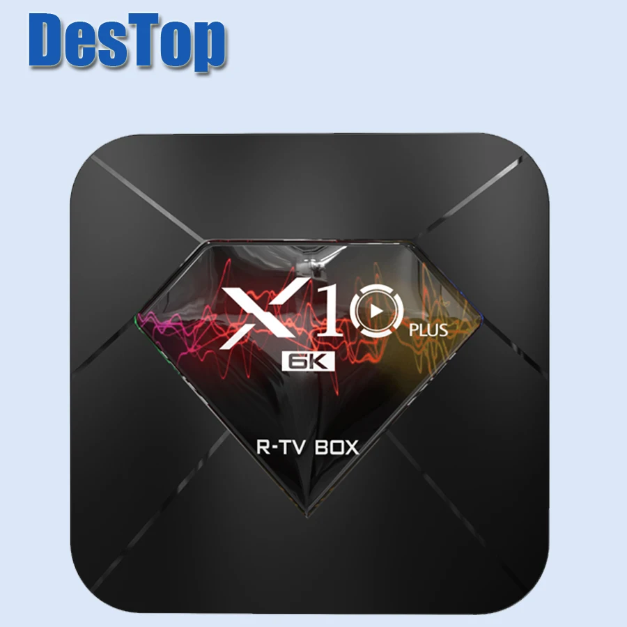 Приставка Смарт ТВ X10 Plus Android 2019 Wi Fi 9 0 ГГц 4 + 32/64 ГБ|ТВ-приставки и медиаплееры| |