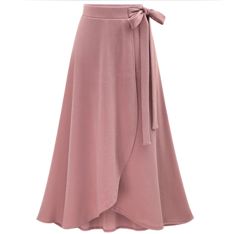 Ilishop Для женщин Юбки для сплошной Цвет Высокая Талия шикарный сексуальный