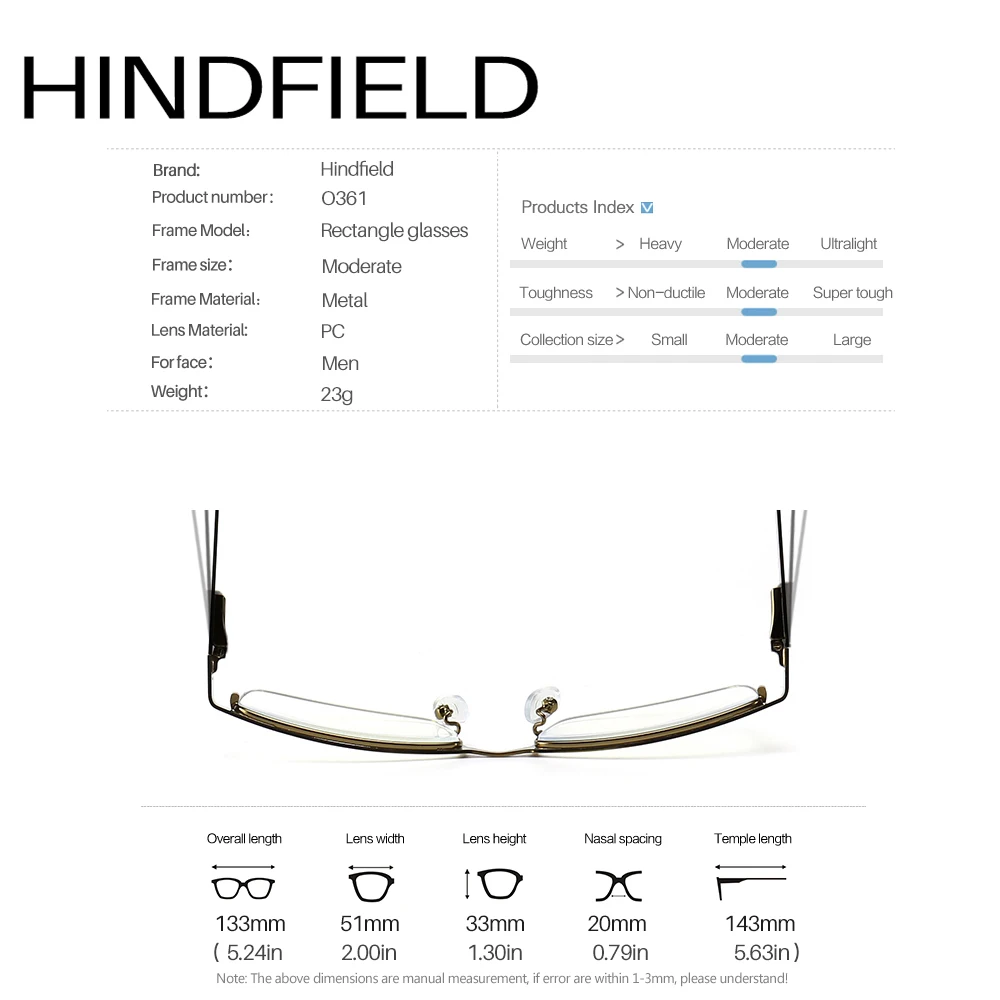 Прогрессивные Мультифокальные очки для чтения Hindfield Blu-ray готовые по рецепту