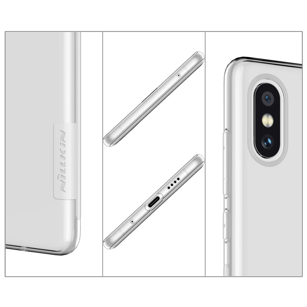 Nillkin мягкий чехол для Xiaomi Mi Mix 2 s силиконовый ультра тонкий ТПУ оболочка задняя