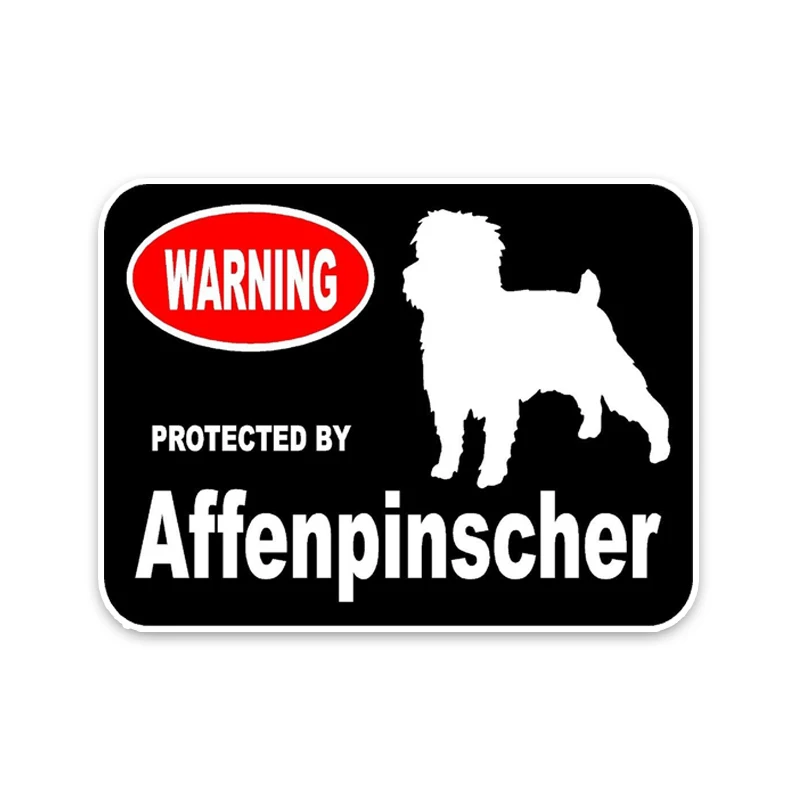 YJZT 15*11 3 СМ защищенные наклейки на бампер автомобиля Affenpinscher Dog | Автомобили и