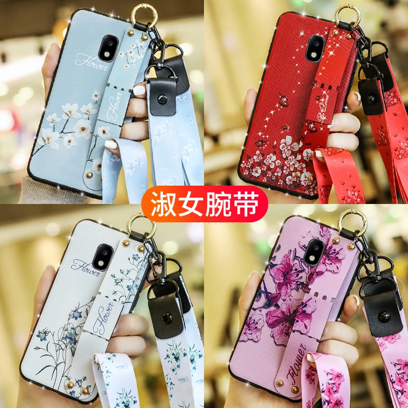Чехол подставка с кольцом для Samsung Galaxy J3 J5 J7 2017 года J330 J530 J730 роскошный