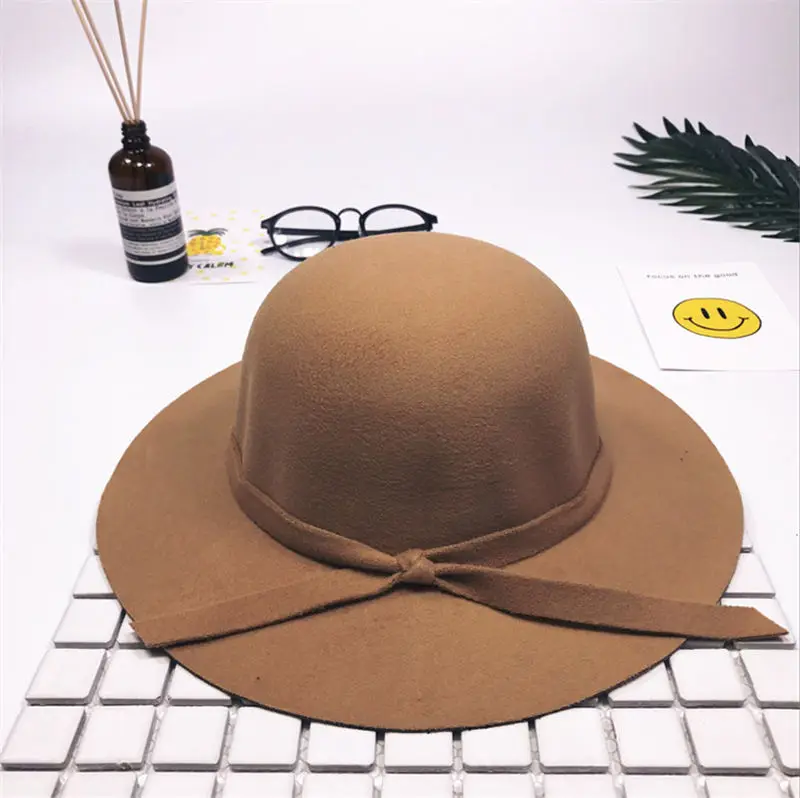 

Girls Hat Kids Cap Children Bowknot Hats Bowler Sun Caps Bonnet Toddler Photography Props Bonnet Beanie Topee Sunhat