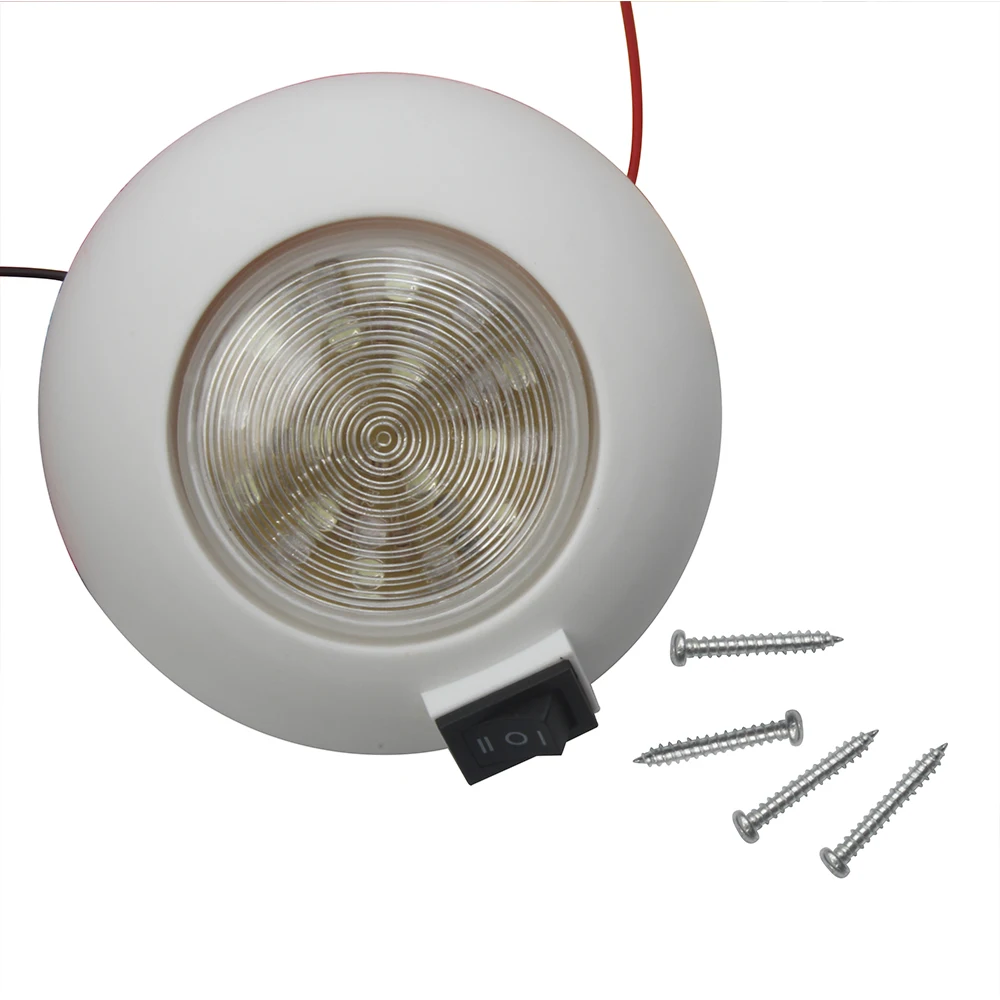 Автомобильный светодиодный купольный светильник Bi Color внутренние потолочные