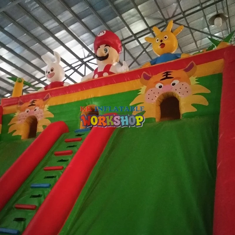 Надувная горка на заказ Замок Комбинация super slide fun city | Игрушки и хобби