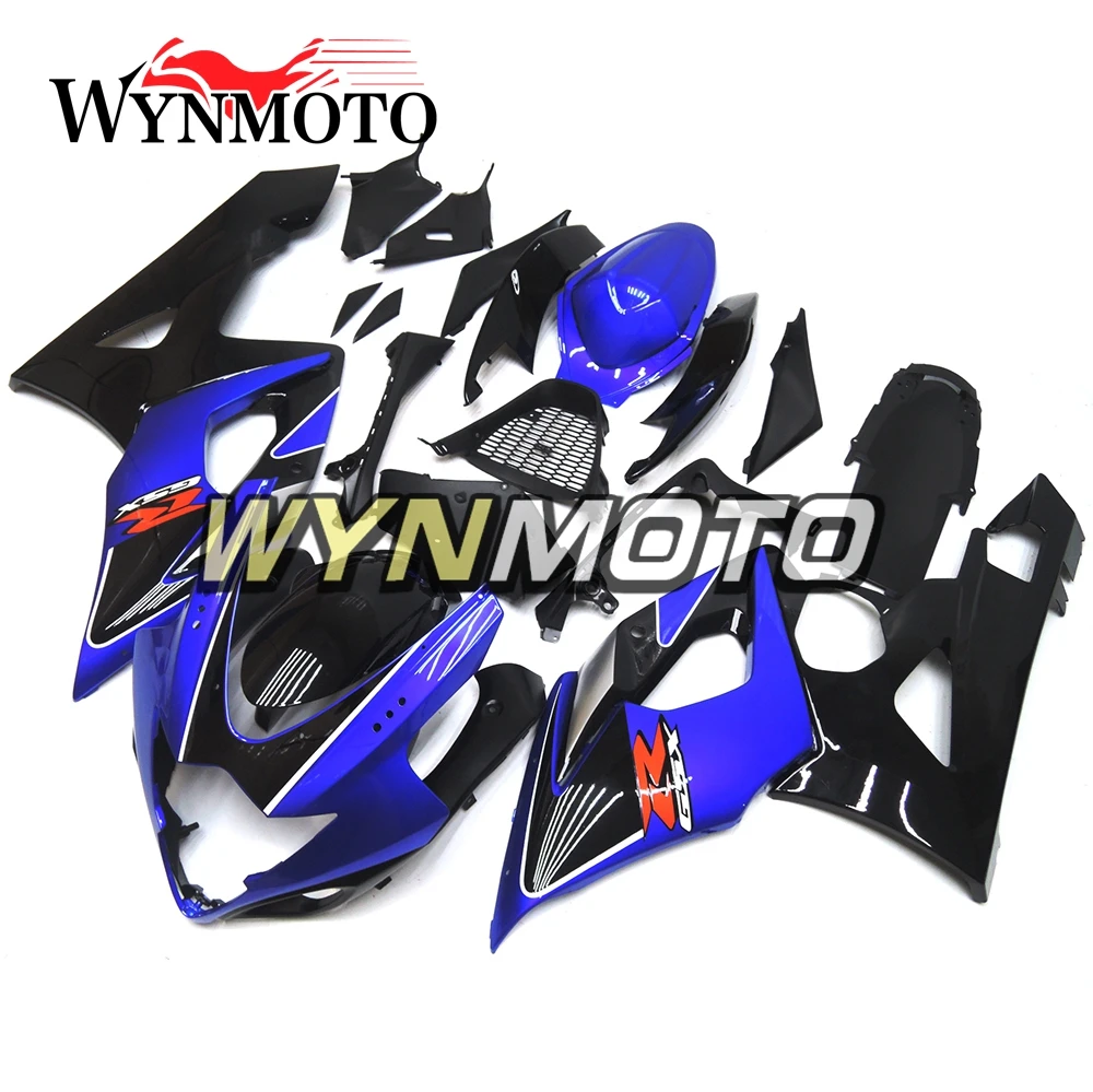 

Complete ABS Injection Fairings For Suzuki GSXR1000 K5 2005 2006 Motorbike Fairing Kits Covers Blue Black Bodywork