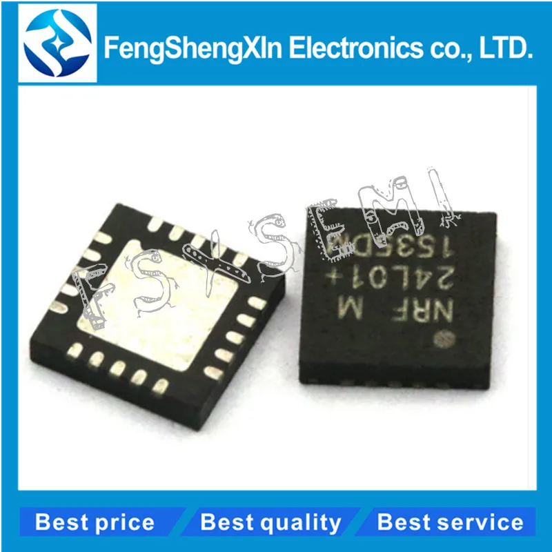 5 шт./лот NRF24L01 24L01 + NRF24L01P QFN20 один чип 2 4 ГГц трансивер IC | Электронные компоненты и