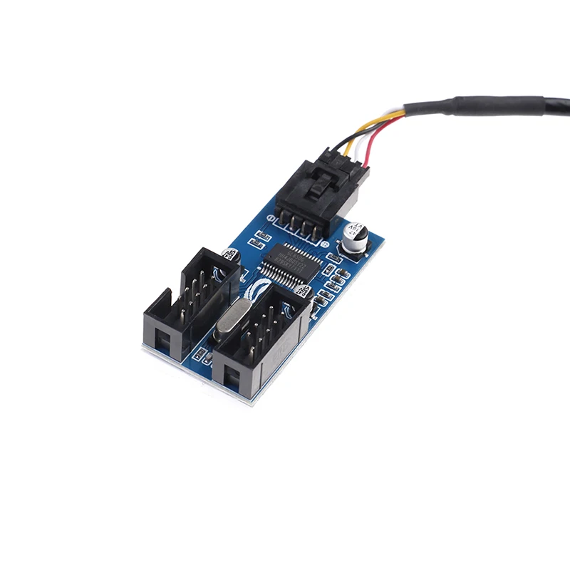 9 Pin USB коннектор папа от 1 до 2 Женский удлинитель карта настольный контактный
