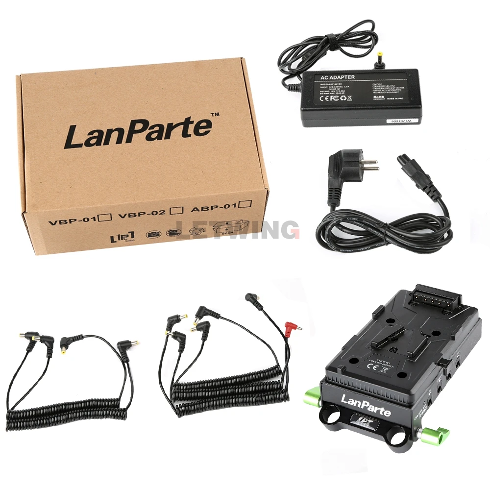 Lanparte VBP-01 V-Mount батарея Pinch HDMI сплиттер адаптер питания V-Lock для DSLR камеры Rig