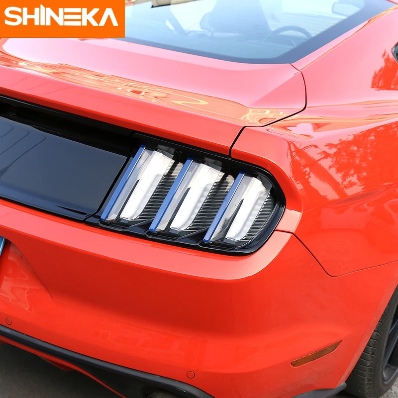 SHINEKA ABS автомобильный Стайлинг задний фонарь крышка прямая планка наклейка