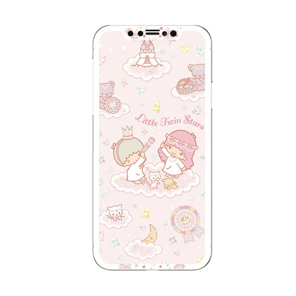 X62 6D милый кролик мультфильм Закаленное стекло протектор экрана для iPhone X XS Max XR анти взрыв модная стальная пленка протектор экрана - Цвет: X62